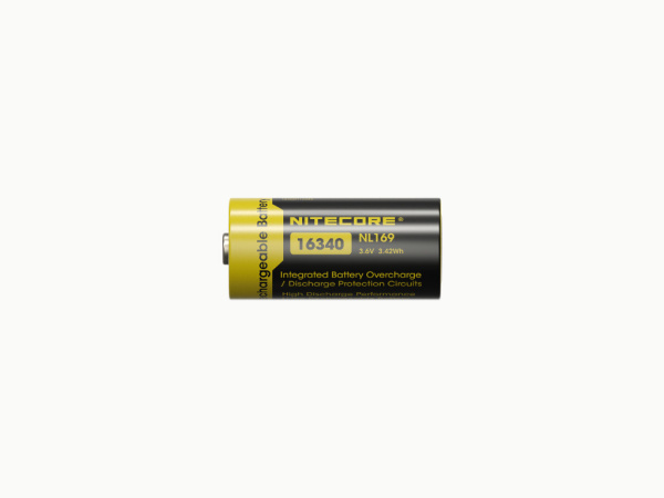 Аккумулятор NITECORE NL169 RCR123/16340 2A (Li-Ion 950mAh*3.6V=3,42Wh)